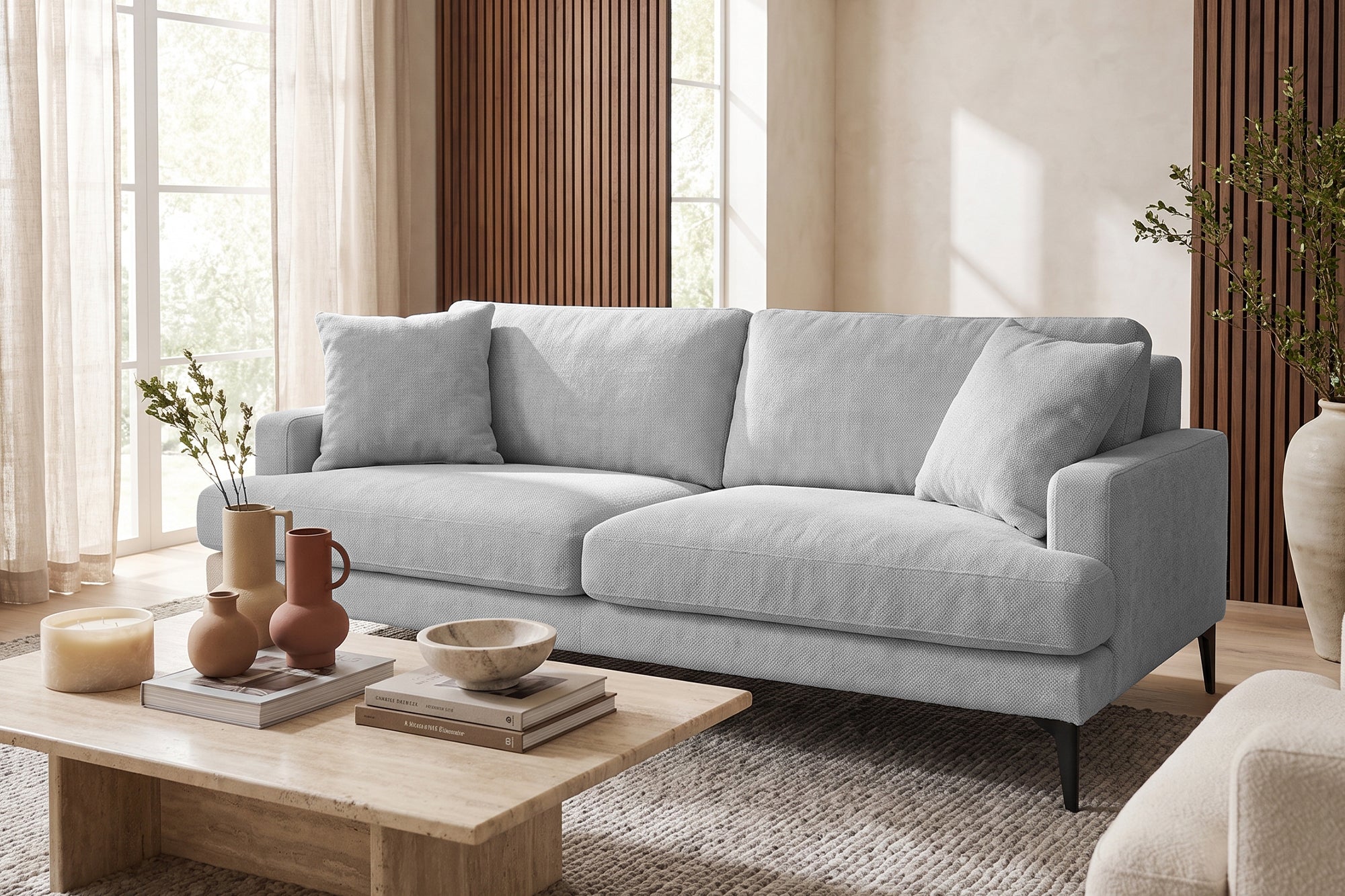 Colțar Fix AZURRO, cu ladă de depozitare, 280x90/180x85 cm - Prestigehome.ro - Colțar - Prestige #color_Gri-Argintiu-Mystery