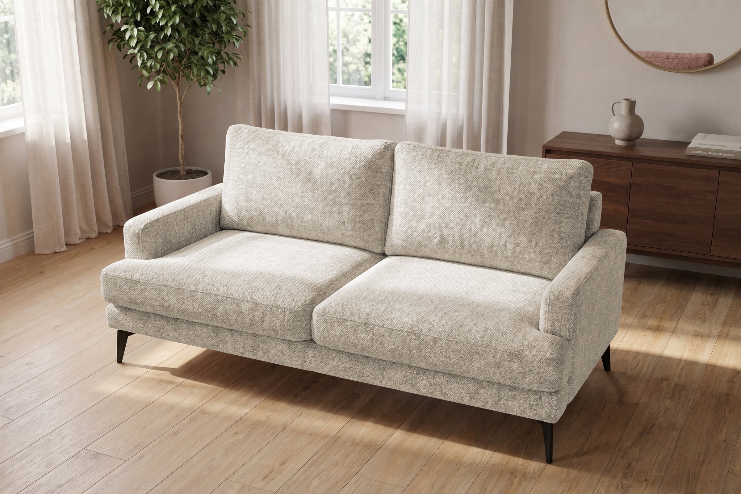 Colțar Fix AZURRO, cu ladă de depozitare, 280x90/180x85 cm - Prestigehome.ro - Colțar - Prestige #color_Crem-Mystery