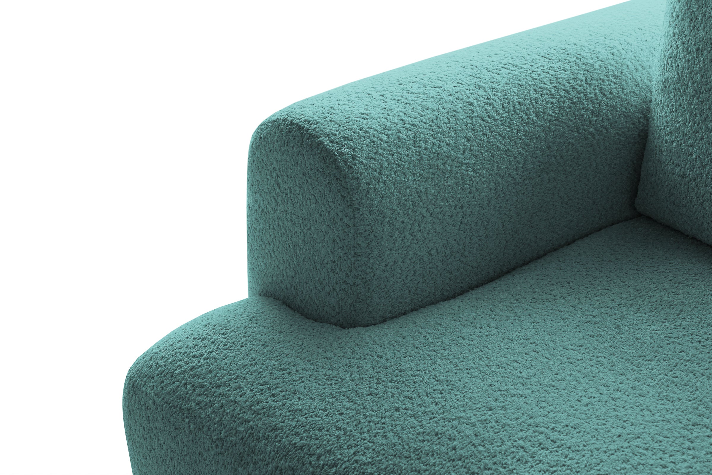 Colțar Extensibil 3 locuri NOA, cu ladă de depozitare, 270x155x80 cm, #color_Albastru-Anthology