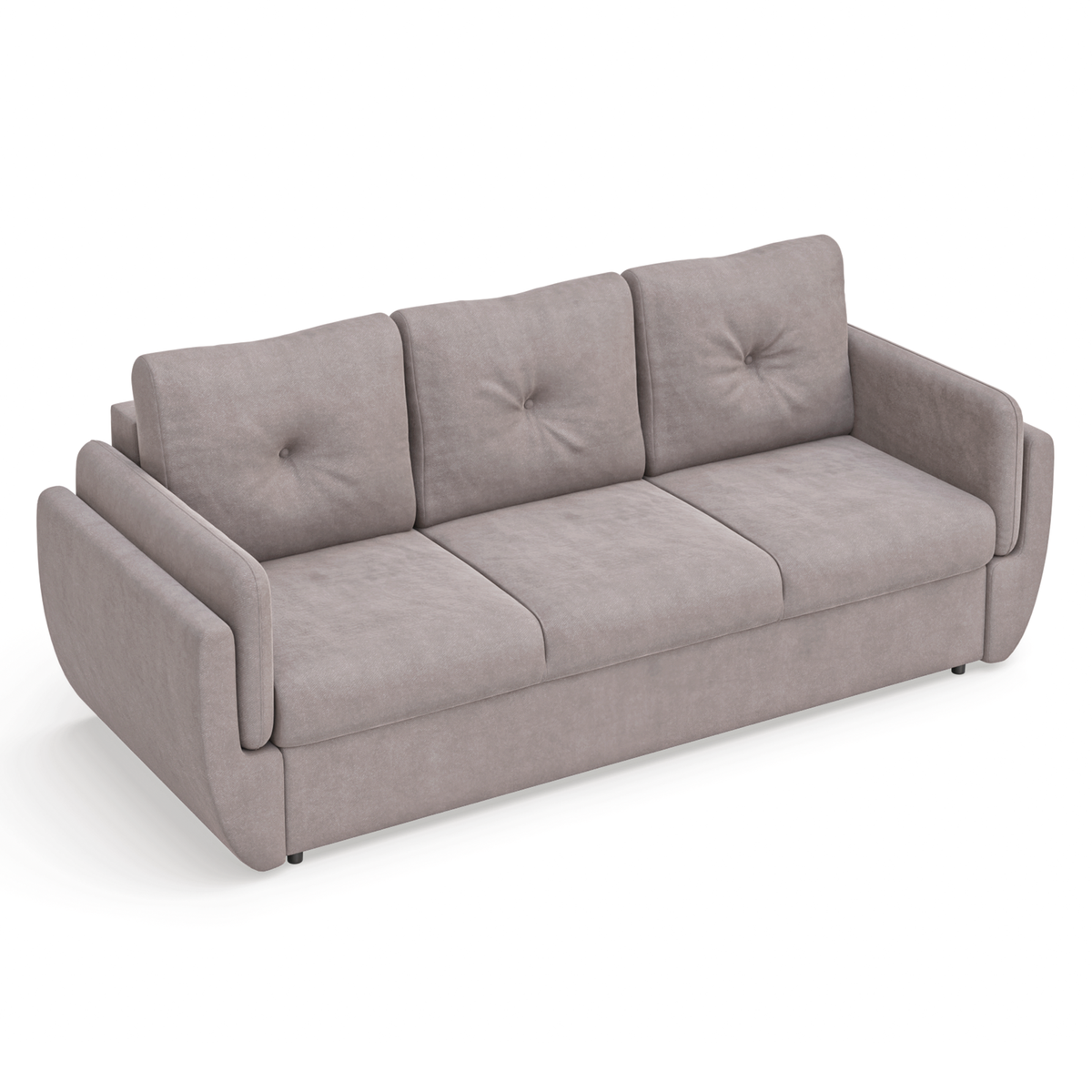 Canapea Extensibilă 3 locuri BLUES, 224x82x90 cm, #color_Taupe-Enjoy