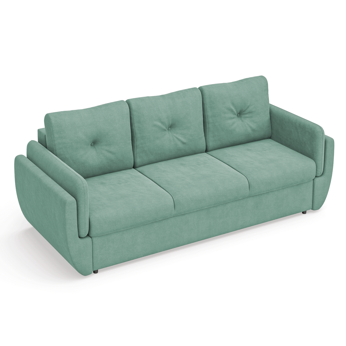 Canapea Extensibilă 3 locuri BLUES, 224x82x90 cm, #color_Menta-Enjoy