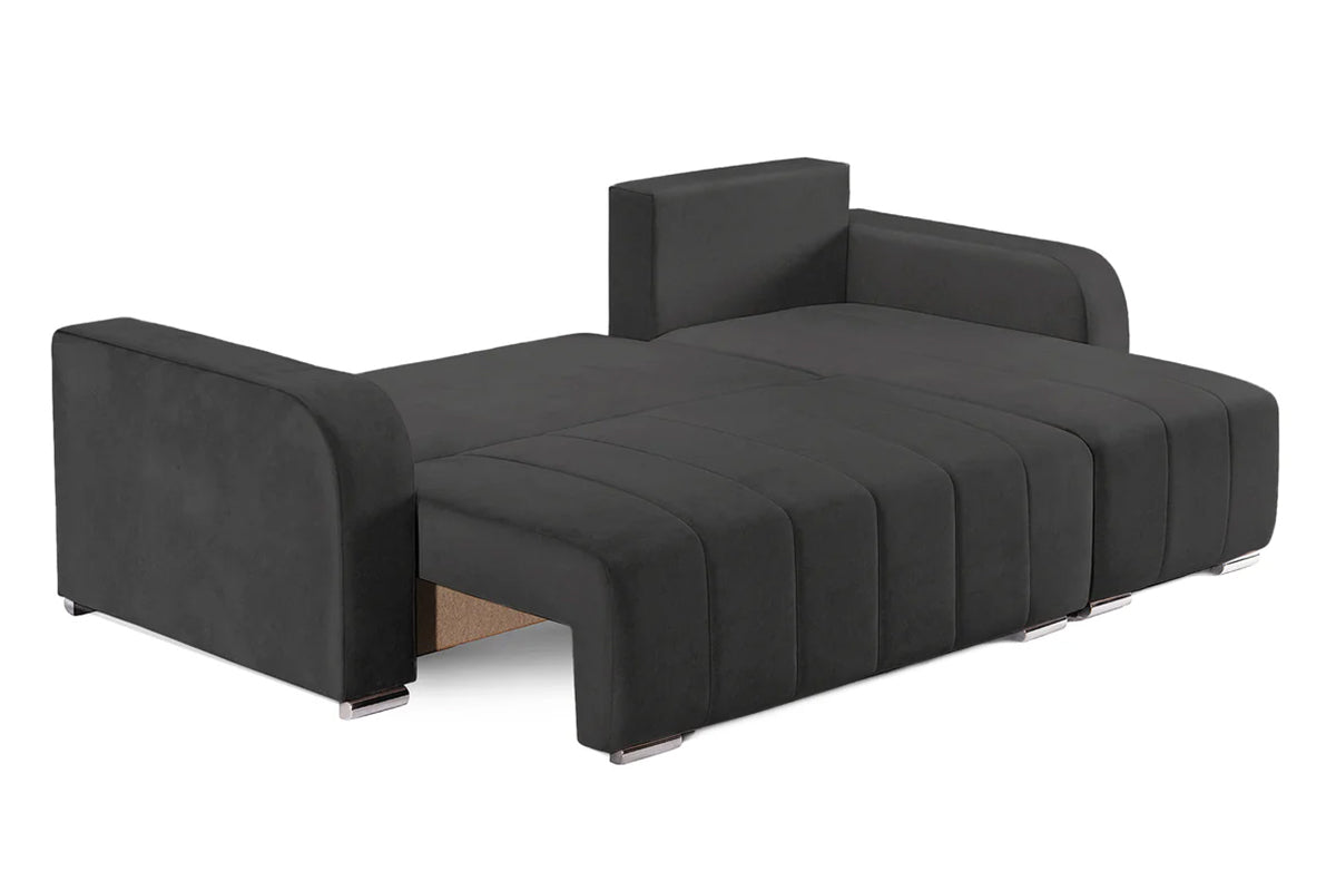 Colțar Extensibil DIEGO, cu lada depozitare, sezlong interschimbabil, 230x190x93cm, Prestigehome.ro, #color_Gri-Grafit-Whisper