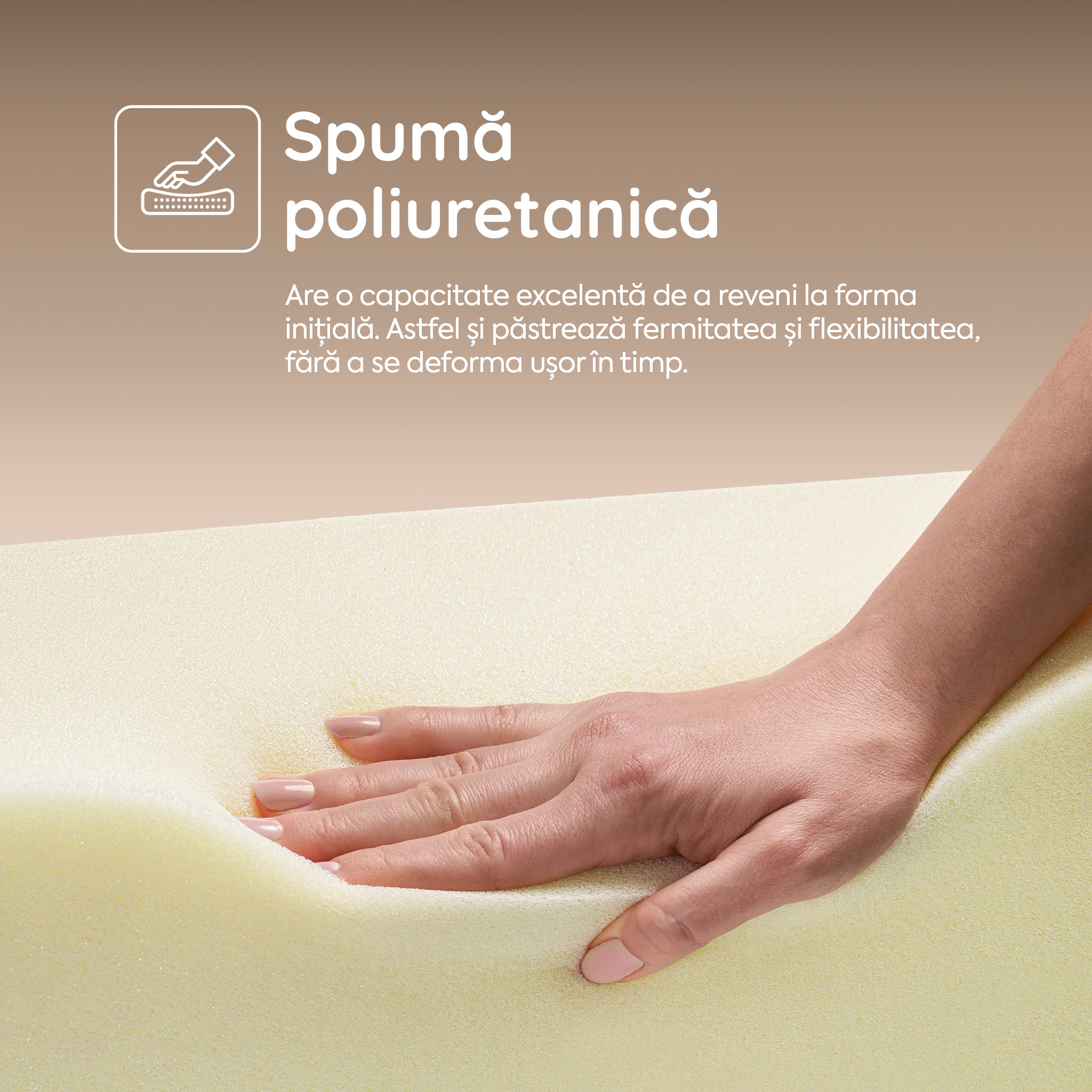 Saltea Zero Gravity cu arcuri individuale Pocket și spumă Memory Foam