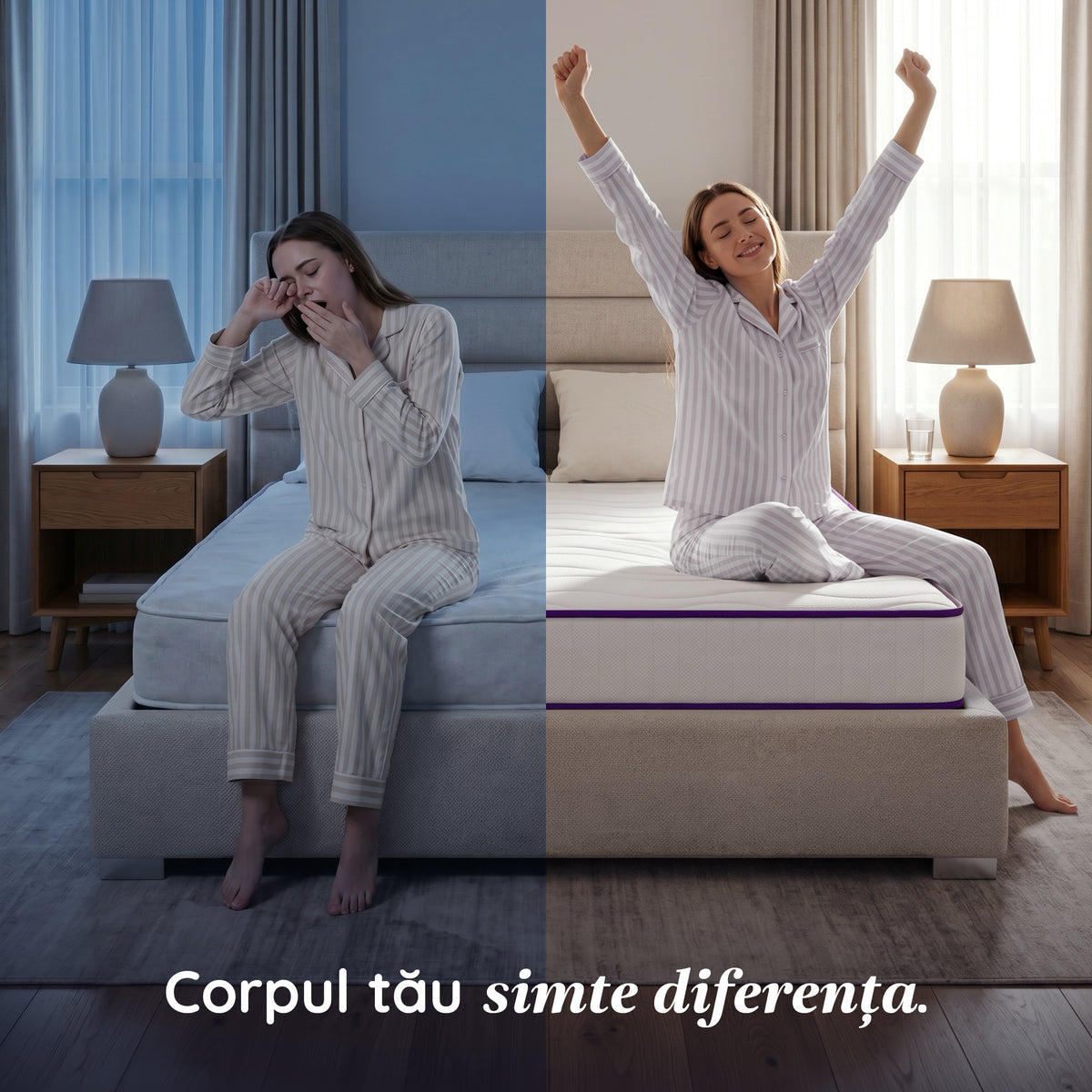 Pachet Saltea 90x200 Comfort Plus Single