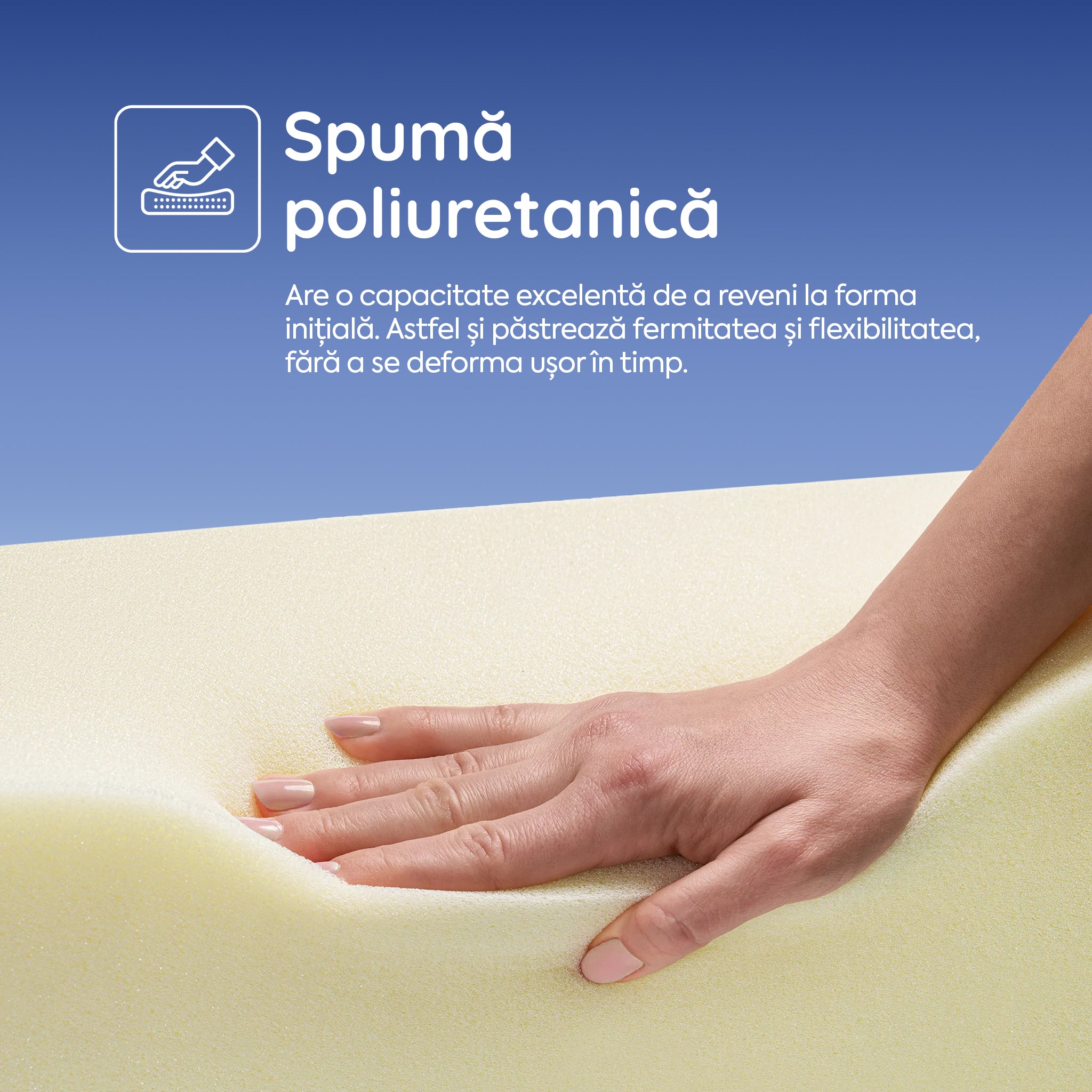 Saltea SAPPHIRE PLUS, 14+5 Memory Ortopedica, PrestigeHome