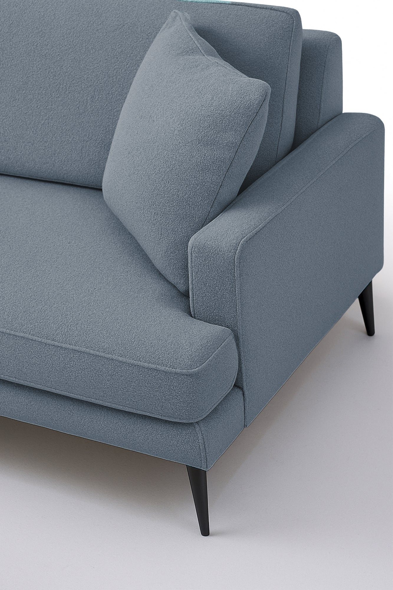 Colțar Fix AZURRO, cu ladă de depozitare, 280x90/180x85 cm - Prestigehome.ro - Colțar - Prestige #color_Albastru-Mystery