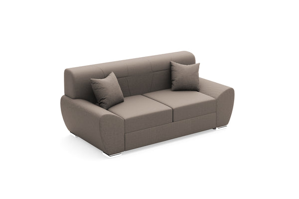 Canapea Fixă 2 locuri ASTORIA, 204x97x85 cm, grej - Outlet