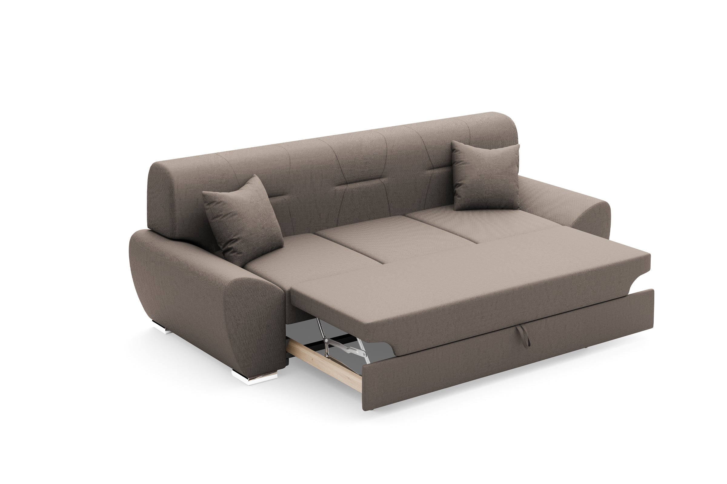 Canapea Extensibilă 3 locuri ASTORIA, 241x96x86 cm, grej - Outlet