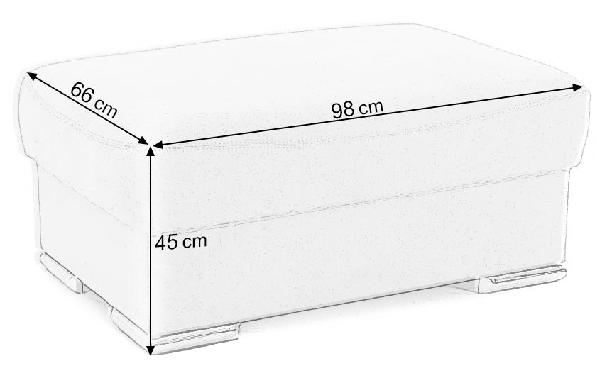 Taburet CUBA, 98x66x45 cm