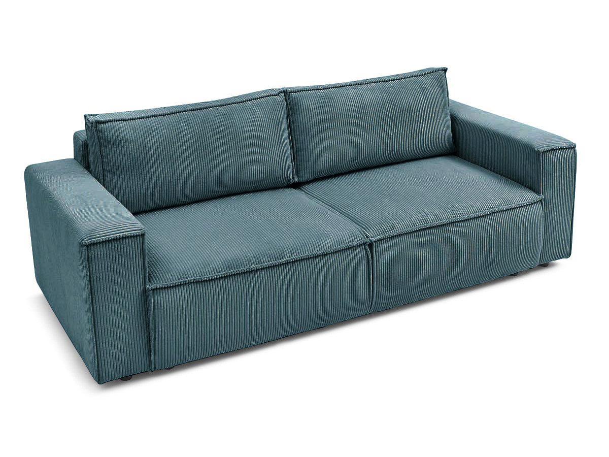 Canapea Extensibila 3 locuri Cloud, cu lada de depozitare, 240x87x85 cm - Prestigehome.ro - Canapea - Prestige - #color_Albastru-Fjord