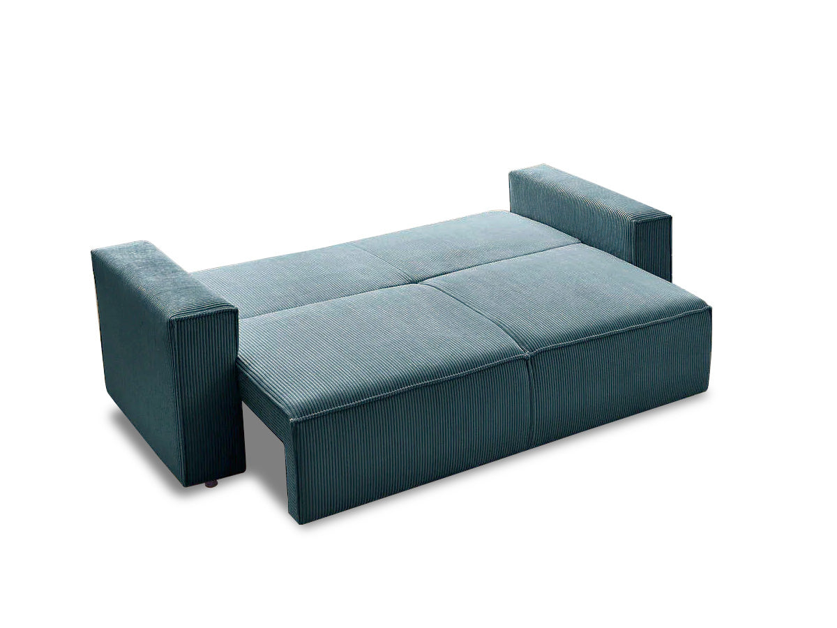 Canapea Extensibila 3 locuri Cloud, cu lada de depozitare, 240x87x85 cm - Prestigehome.ro - Canapea - Prestige - #color_Albastru-Fjord