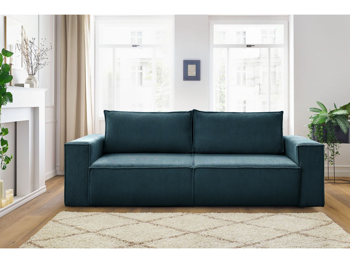 Canapea Extensibila 3 locuri Cloud, cu lada de depozitare, 240x87x85 cm - Prestigehome.ro - Canapea - Prestige - #color_Albastru-Fjord