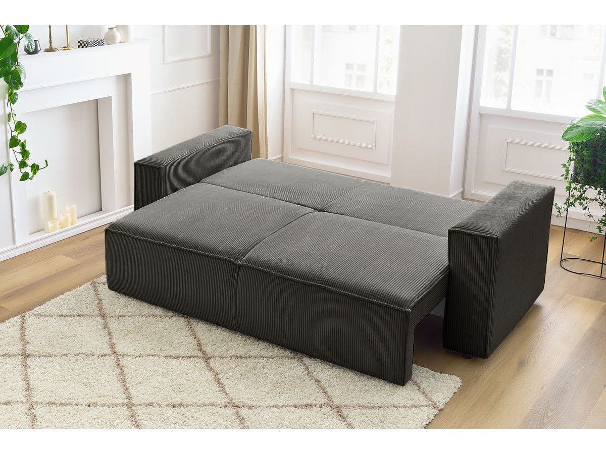 Canapea Extensibila 3 locuri Cloud, cu lada de depozitare, 240x87x85 cm - Prestigehome.ro - Canapea - Prestige - #color_Antracit-Fjord
