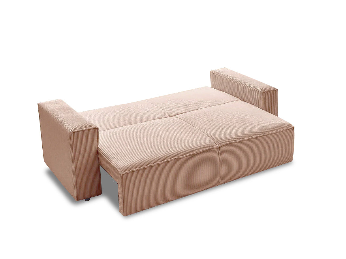 Canapea Extensibila 3 locuri Cloud, cu lada de depozitare, 240x87x85 cm - Prestigehome.ro - Canapea - Prestige - #color_Roz-Fjord