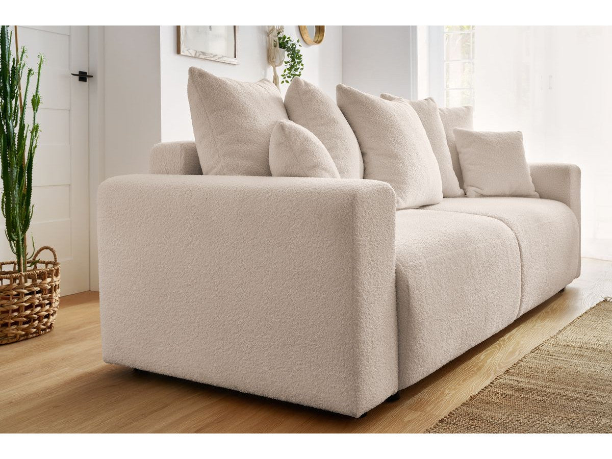 Canapea Extensibilă 3 locuri LIVIGNO, cu ladă de depozitare, 235x93x100 cm - Prestigehome.ro - Canapea - Prestige #color_Bej-Anthology