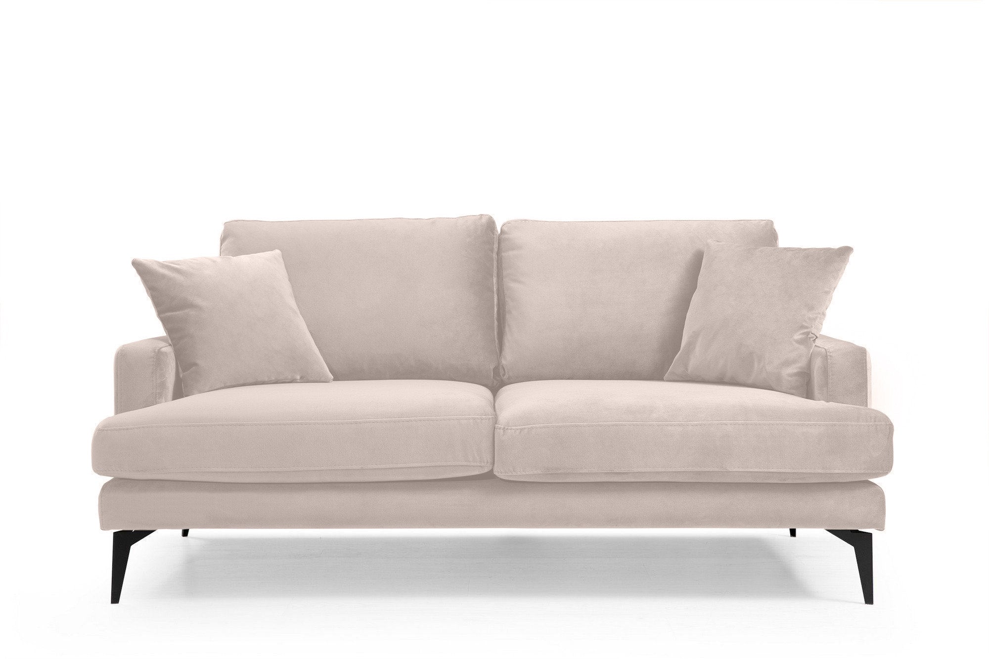 Canapea Fixă AZURRO, 2 locuri, 175x90x85 cm - Prestigehome.ro - Canapea - Prestige #color_Velutto-Bej