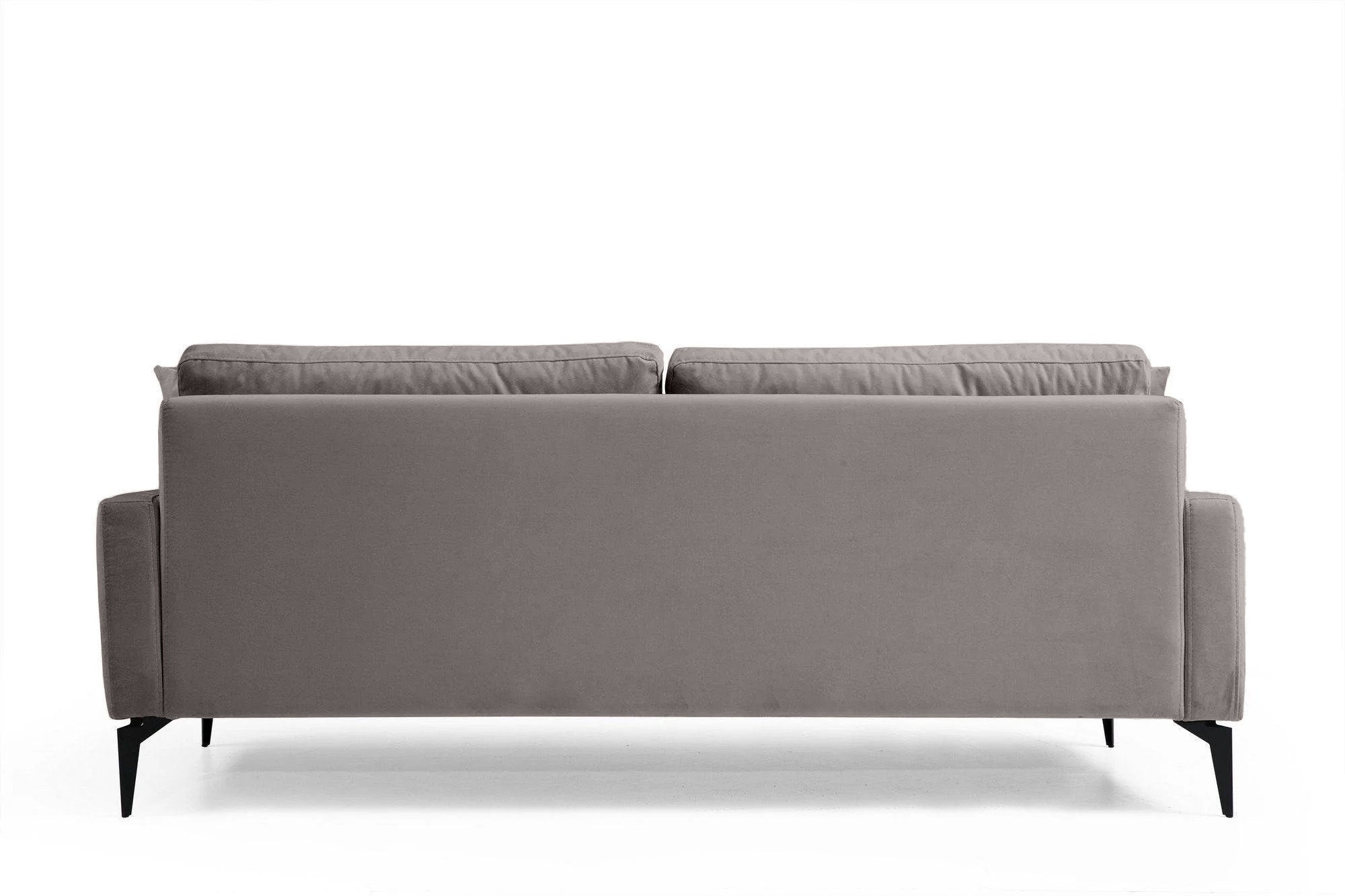 Canapea Fixă AZURRO, 3 locuri, 205x90x85 cm - Prestigehome.ro - Canapea - Prestige #color_Velutto-Gri