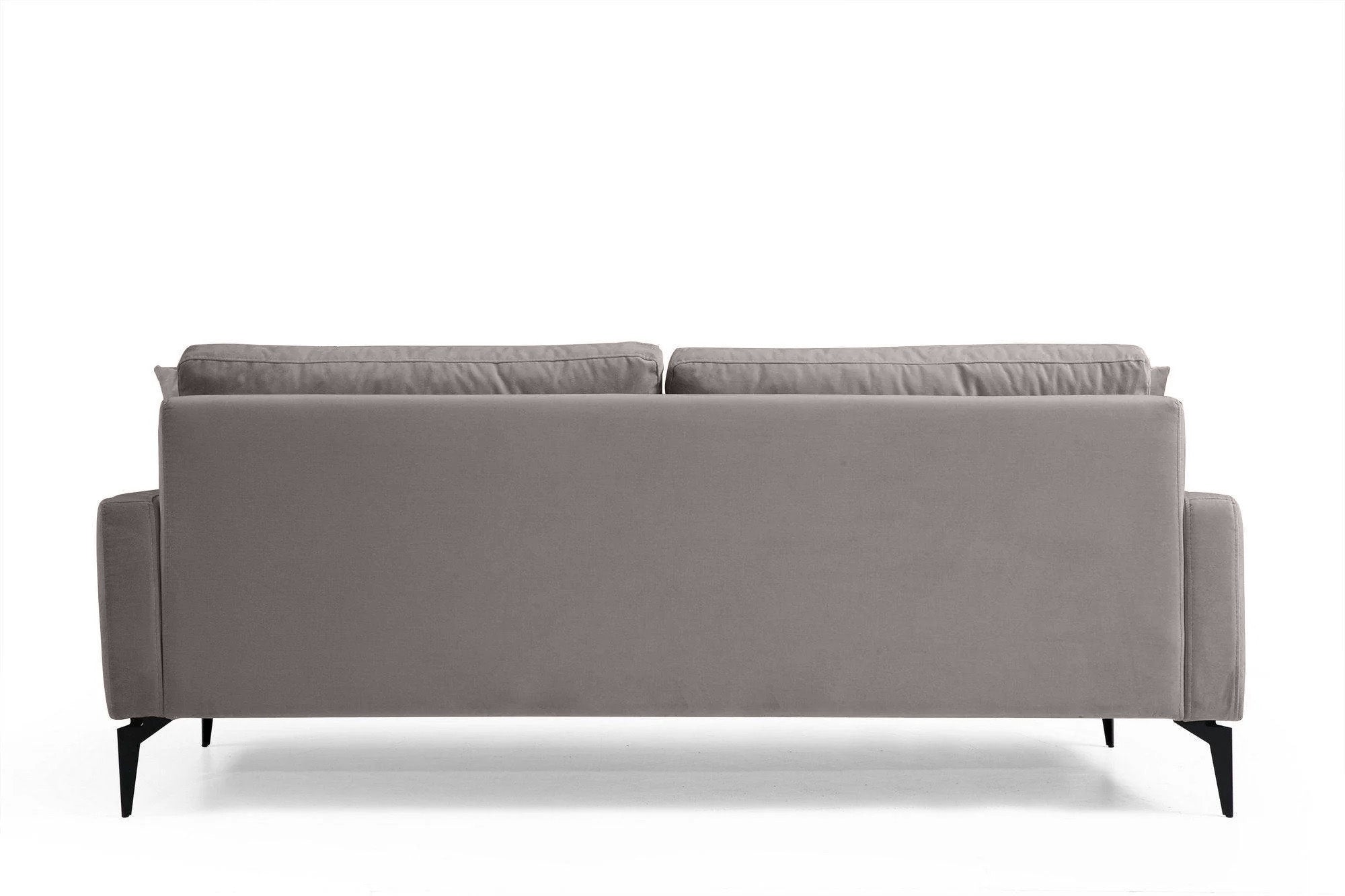 Canapea Fixă AZURRO, 2 locuri, 175x90x85 cm - Prestigehome.ro - Canapea - Prestige #color_Velutto-Gri