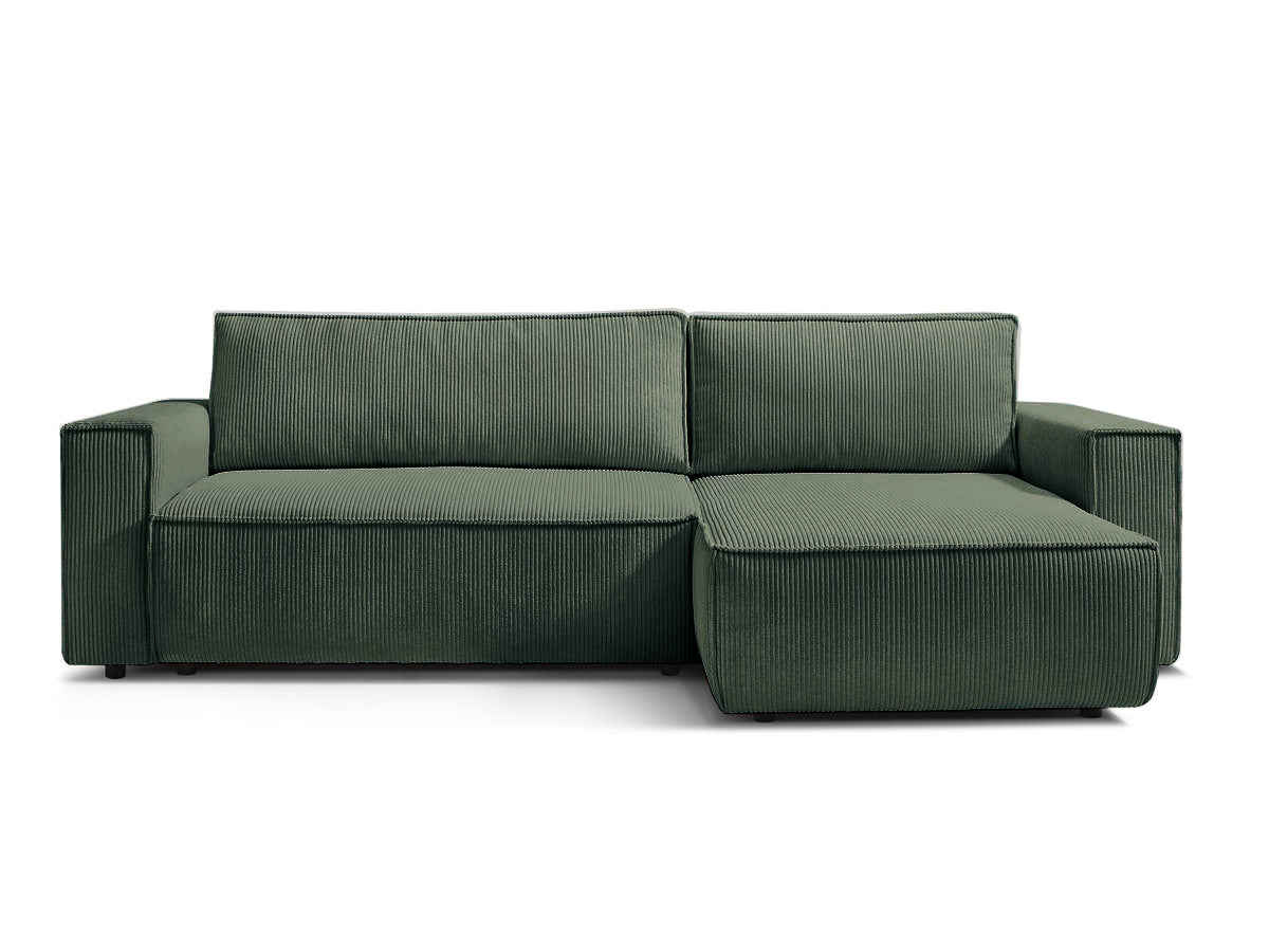 Coltar Extensibil 3 locuri Cloud, cu lada de depozitare, 275x145x85 cm - Prestigehome.ro - Coltar - Prestige - #color_Verde-Fjord