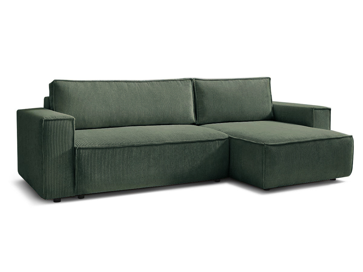 Coltar Extensibil 3 locuri Cloud, cu lada de depozitare, 275x145x85 cm - Prestigehome.ro - Coltar - Prestige - #color_Verde-Fjord