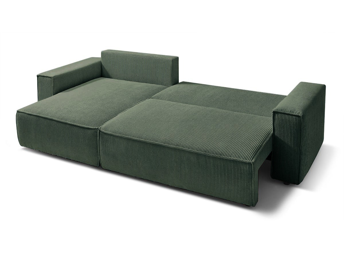 Coltar Extensibil 3 locuri Cloud, cu lada de depozitare, 275x145x85 cm - Prestigehome.ro - Coltar - Prestige - #color_Verde-Fjord