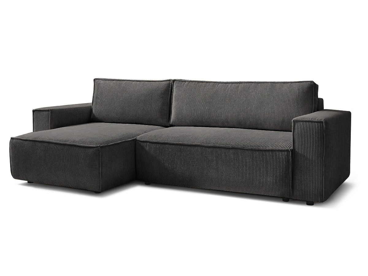 Coltar Extensibil 3 locuri Cloud, cu lada de depozitare, 275x145x85 cm - Prestigehome.ro - Coltar - Prestige - #color_Antracit-Fjord