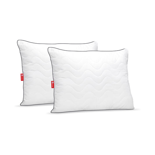 Set 2 x Perne Comfort Plus cu microfibră, husă microfibră, 50x70 cm-Seturi Perne-Prestige Home-Prestige Home