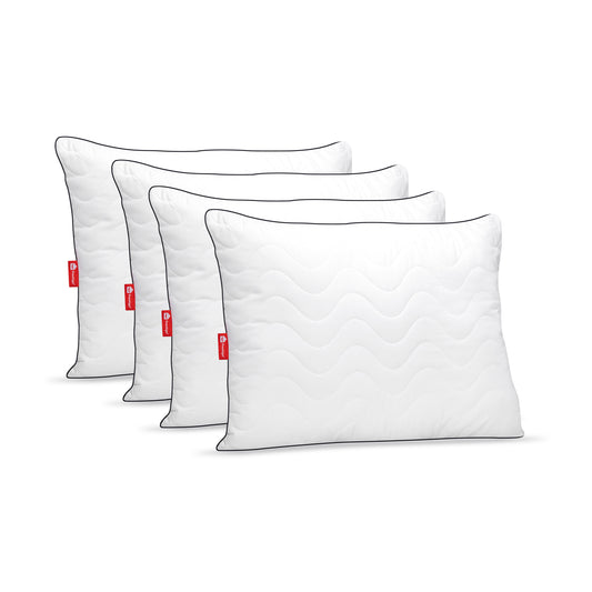 Set 4 x Perne Comfort Plus cu microfibră, husă microfibră, 50x70 cm-Seturi Perne-Prestige Home-Prestige Home