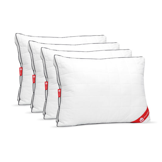 Set 4 x Perne Cotton Dream cu microfibră, husă bumbac, 50x70 cm-Seturi Perne-Prestige Home-Prestige Home