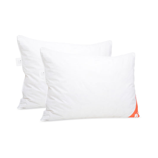 Set 2 x Perne Deluxe cu pene și puf de gâscă, husă bumbac, 50x70 cm-Seturi Perne-Prestige Home-Prestige Home