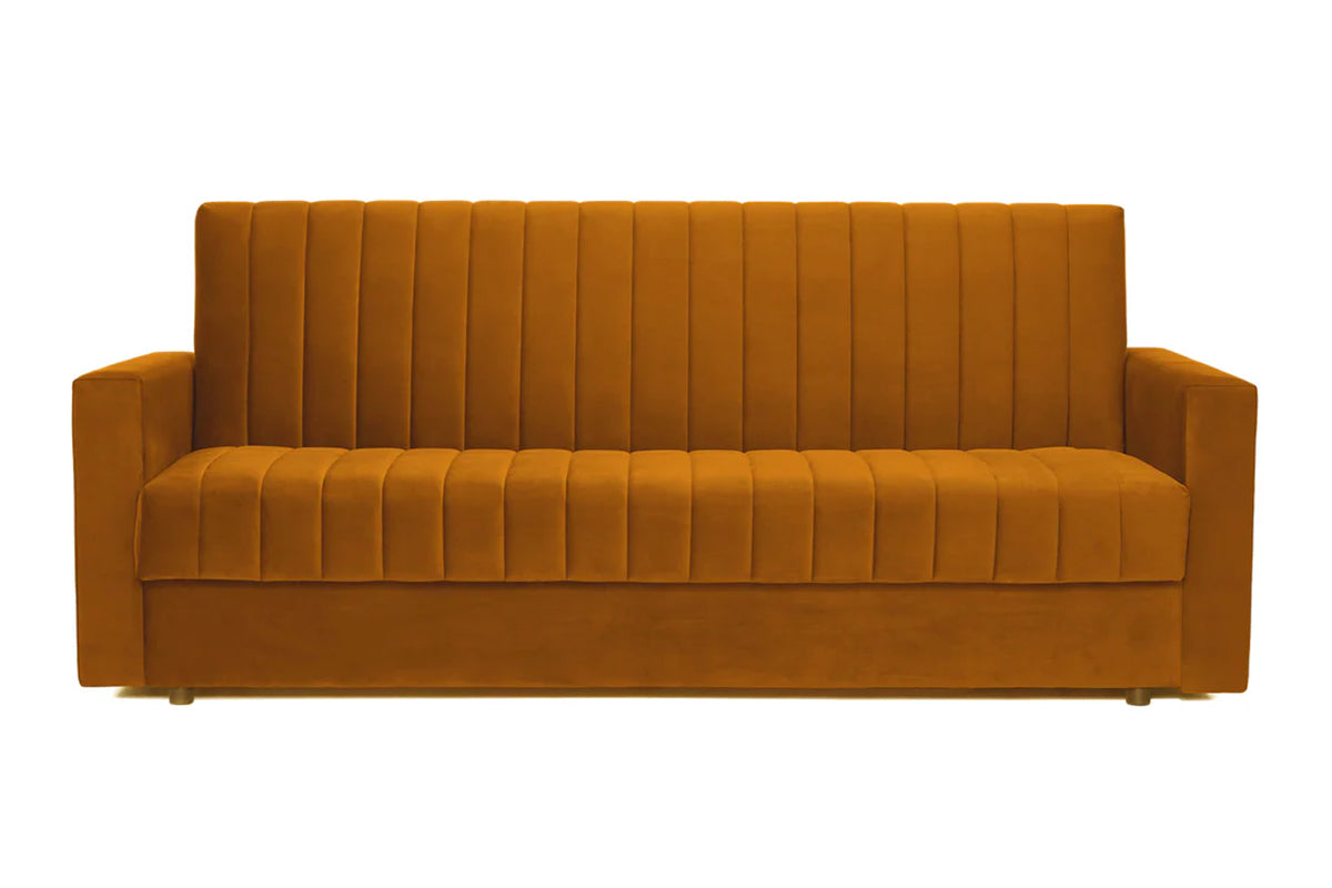 Canapea Extensibila 3 locuri Emerald, cu lada de depozitare 215x70x90 cm- Prestigehome.ro - Canapea - Prestige - #Color_velutto-mango