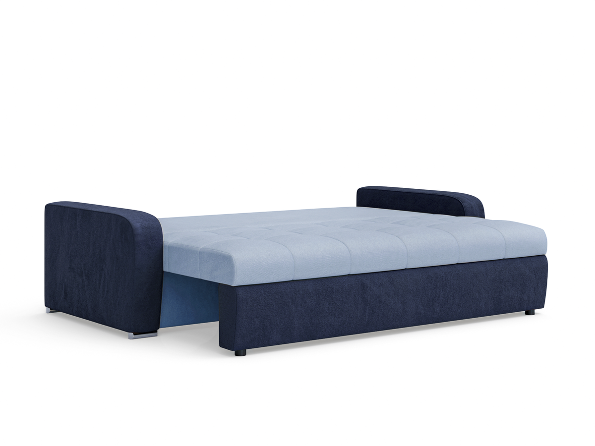 Canapea Extensibilă 3 locuri  MONZA, cu ladă de depozitare, 220x100x90 cm