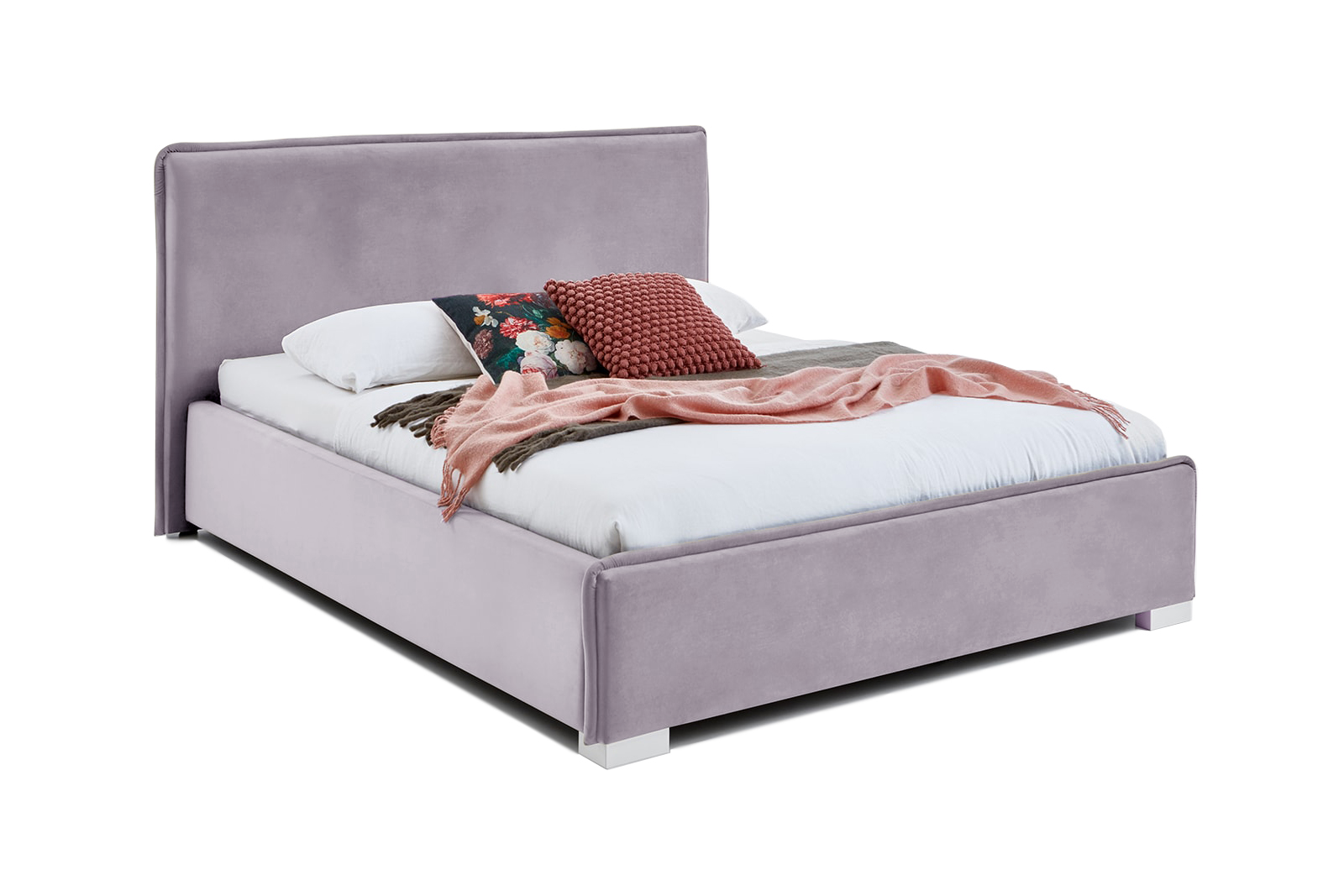Pat Tapițat Nice, cu somieră rabatabilă și ladă de depozitare, Prestigehome.ro, Prestige, #Color_swing-violet