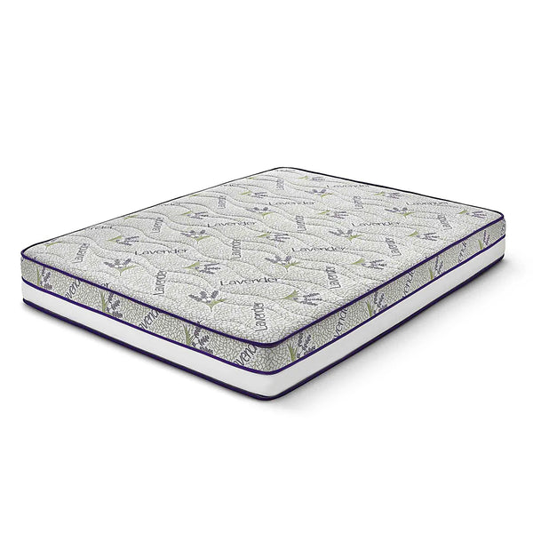 Saltea LAVENDER AIR HYGENE THERAPY,  husă detașabilă, superortopedică, cu spumă poliuretanică și arcuri, Grosime 25 cm - Prestige Home