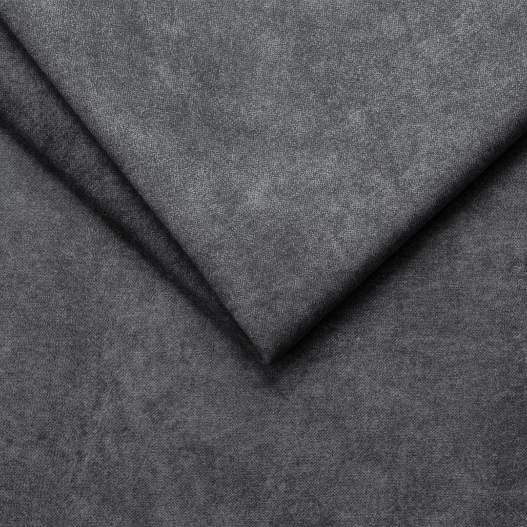 Colțar Extensibil BELLAGIO, șezlong interschimbabil, cu ladă de depozitare, cu tetiere reglabile, 280x170x100, Antracit - Outlet