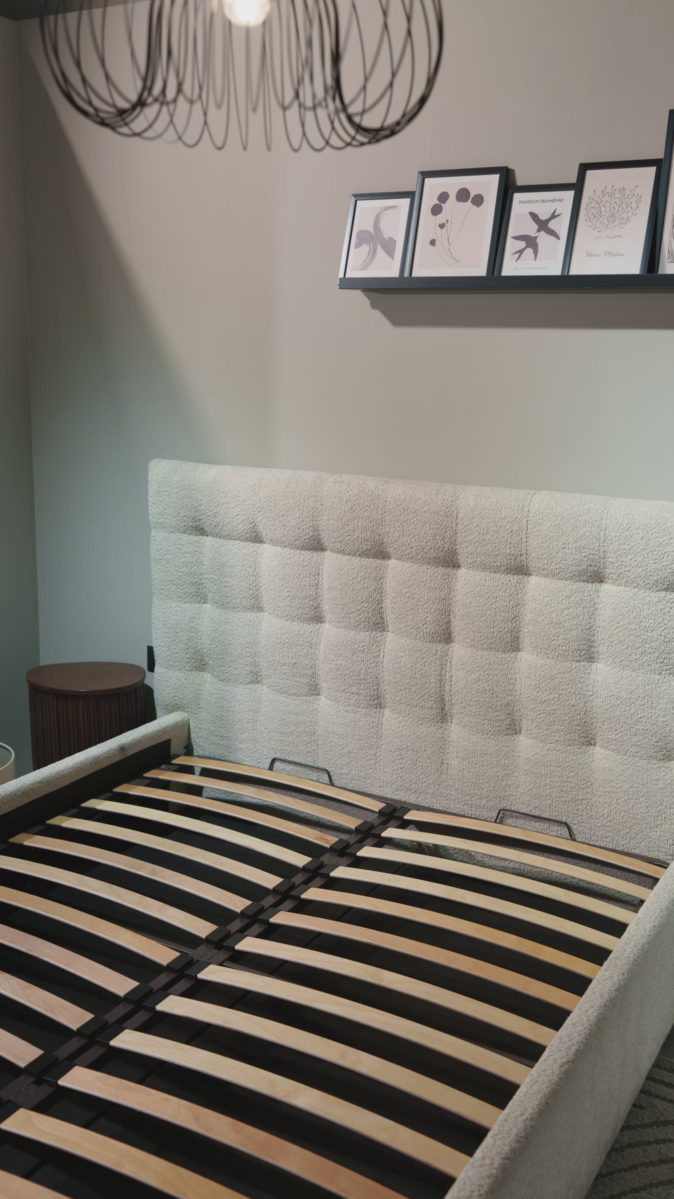 Pat Tapițat Strasbourg Premium, cu somieră rabatabilă și ladă depozitare Fotoliu NOR, 80x100x78 cm | position:3