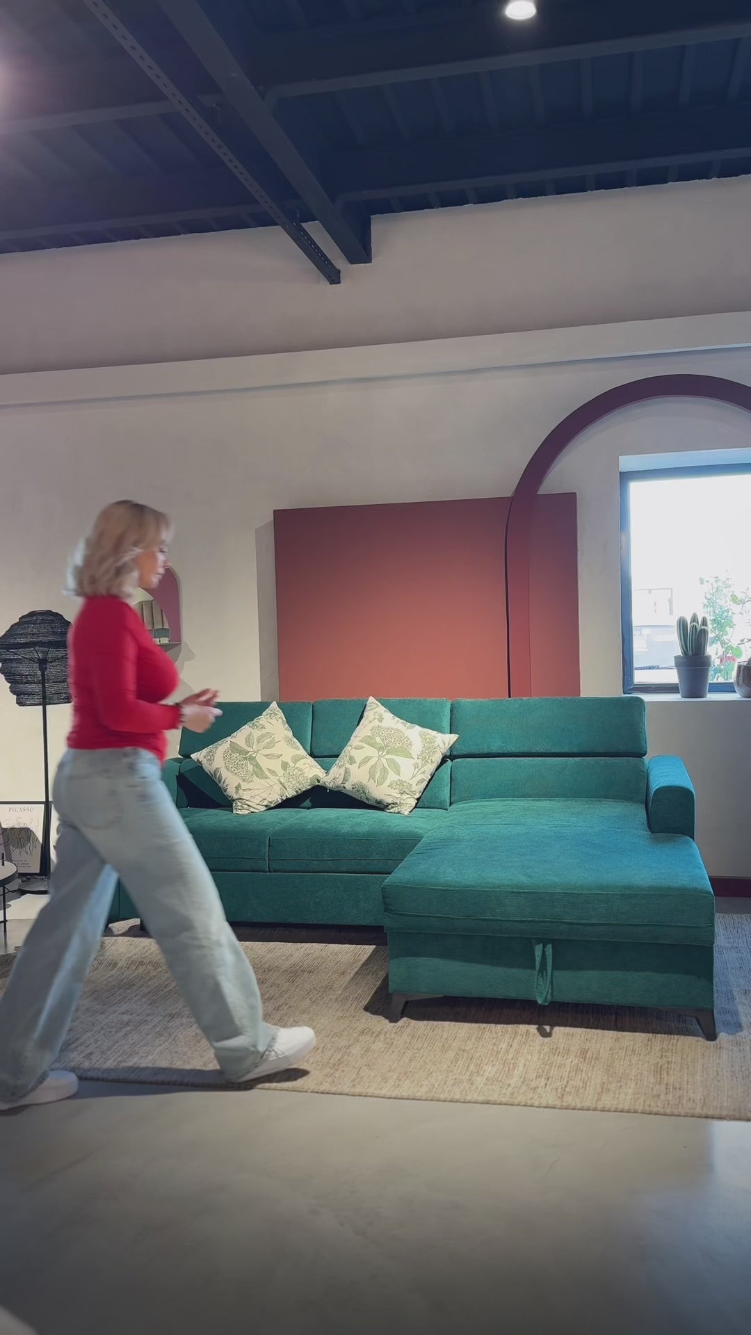 Colțar Extensibil MIZZONI, cu lada depozitare, variante stânga/dreapta, tetiere reglabile, 250 x 175 x 94 cm