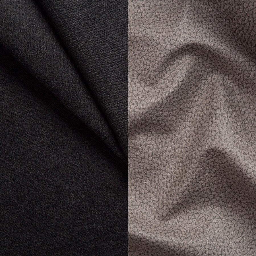 Colțar Extensibil VENETIA, cu ladă de depozitare, variante stânga/dreapta 290x170x80 cm, #color_Negru-Bej-Enjoy