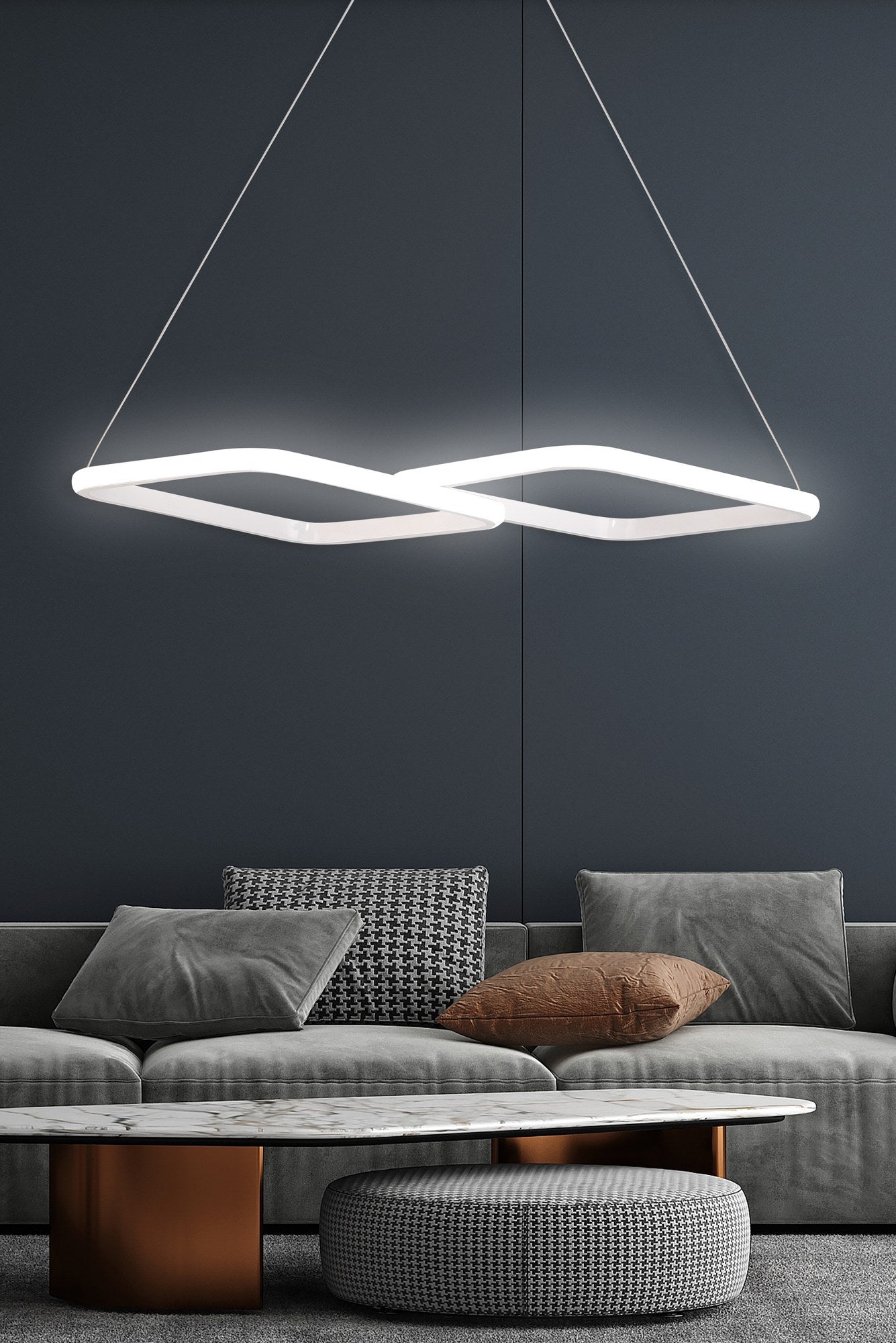 Lustra Led PuppisPrestigehome.ro - Iluminat - Prestige - #Culoare_Alb-Alb