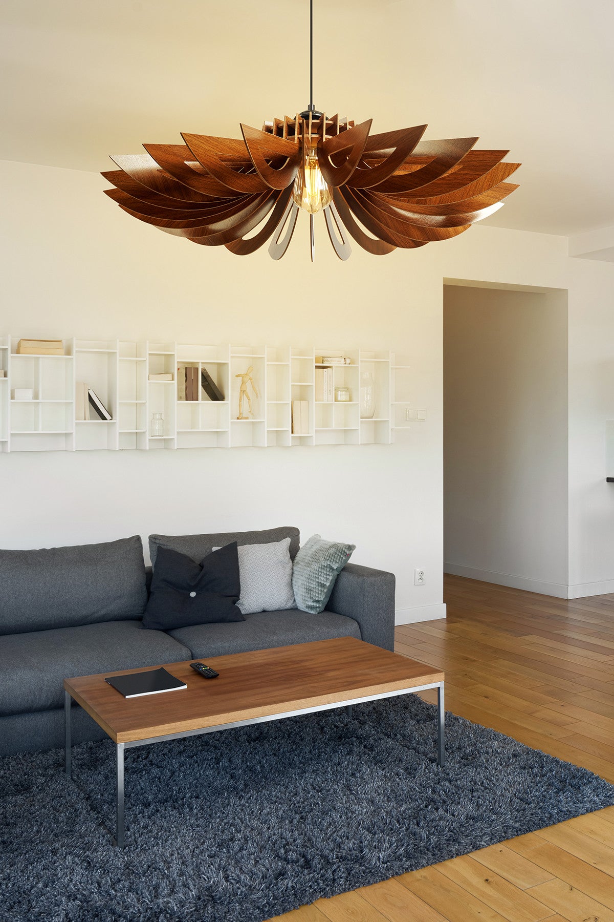 Lustra Valera înălțime reglabila, fasung E27 MAX 45-60 WPrestigehome.ro - Iluminat - Prestige - #Culoare_Natur