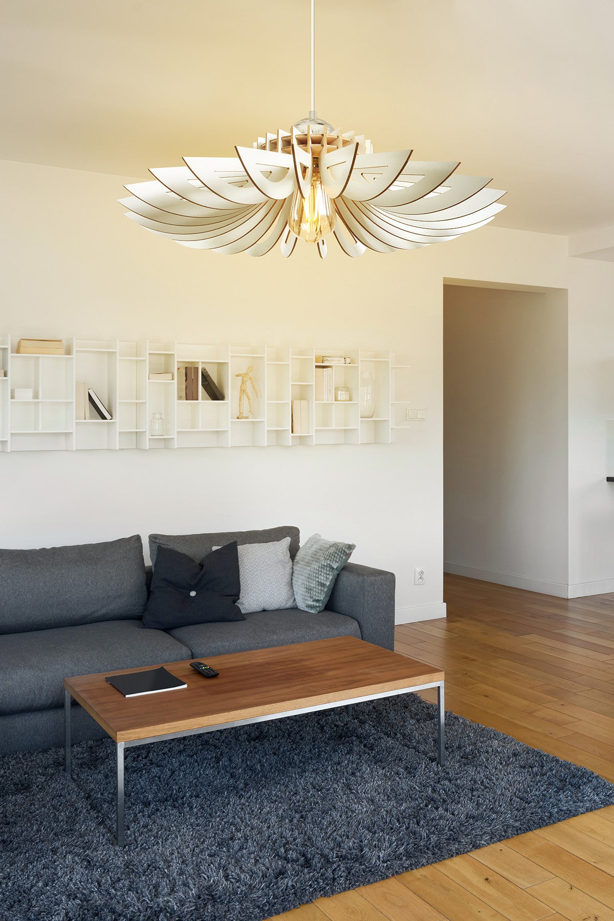 Lustra Valera înălțime reglabila, fasung E27 MAX 45-60 WPrestigehome.ro - Iluminat - Prestige - #Culoare_Alb