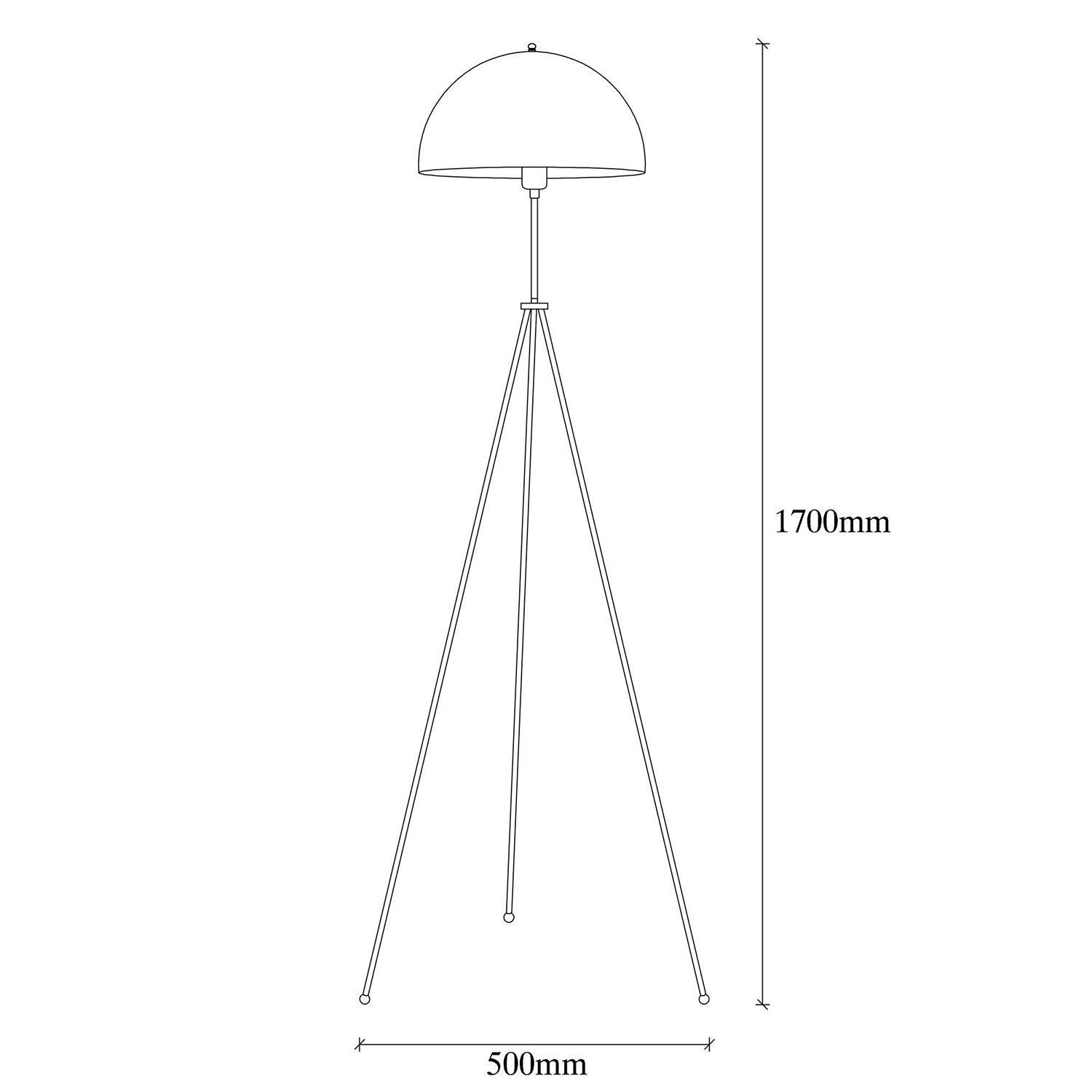 Lampadar CAN NT113, Negru/Auriu, E27/100W - Prestigehome.ro - Lampadare - Prestige