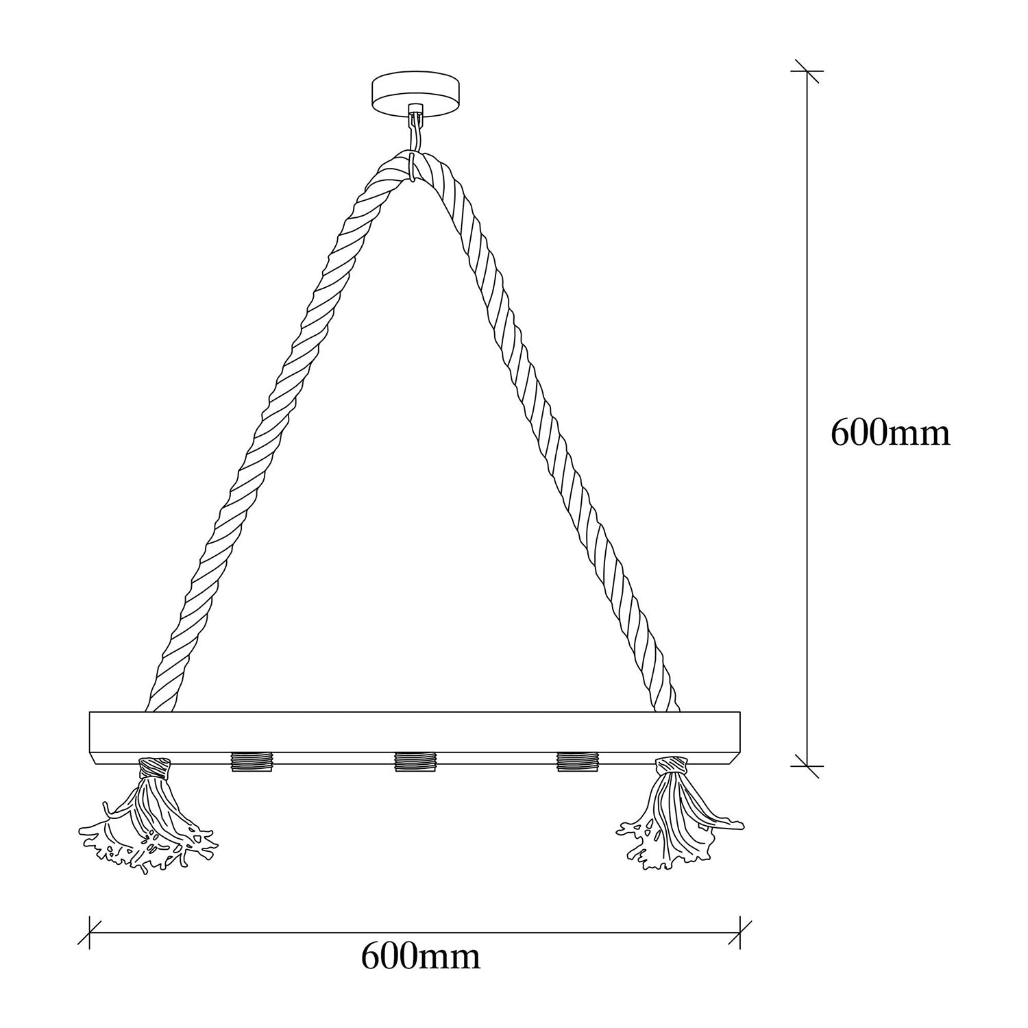 Lustra tip pendul EREBOS 105AV, Lemn, 3xE27/100W - Prestigehome.ro - Lustre - Prestige