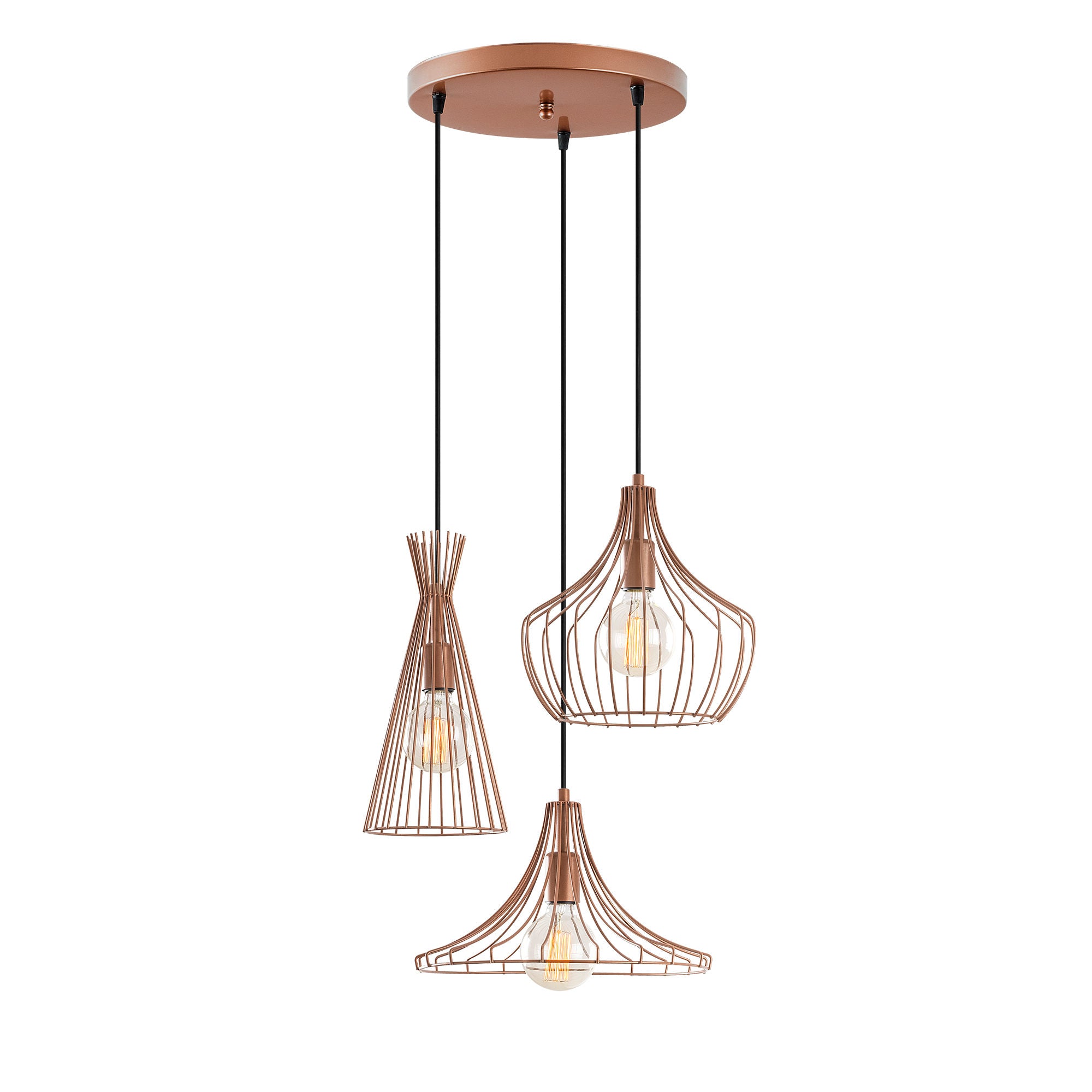 Lustră Mezopotamya N-1298, fasung 3 x E27, Max 40 W - Prestige Home