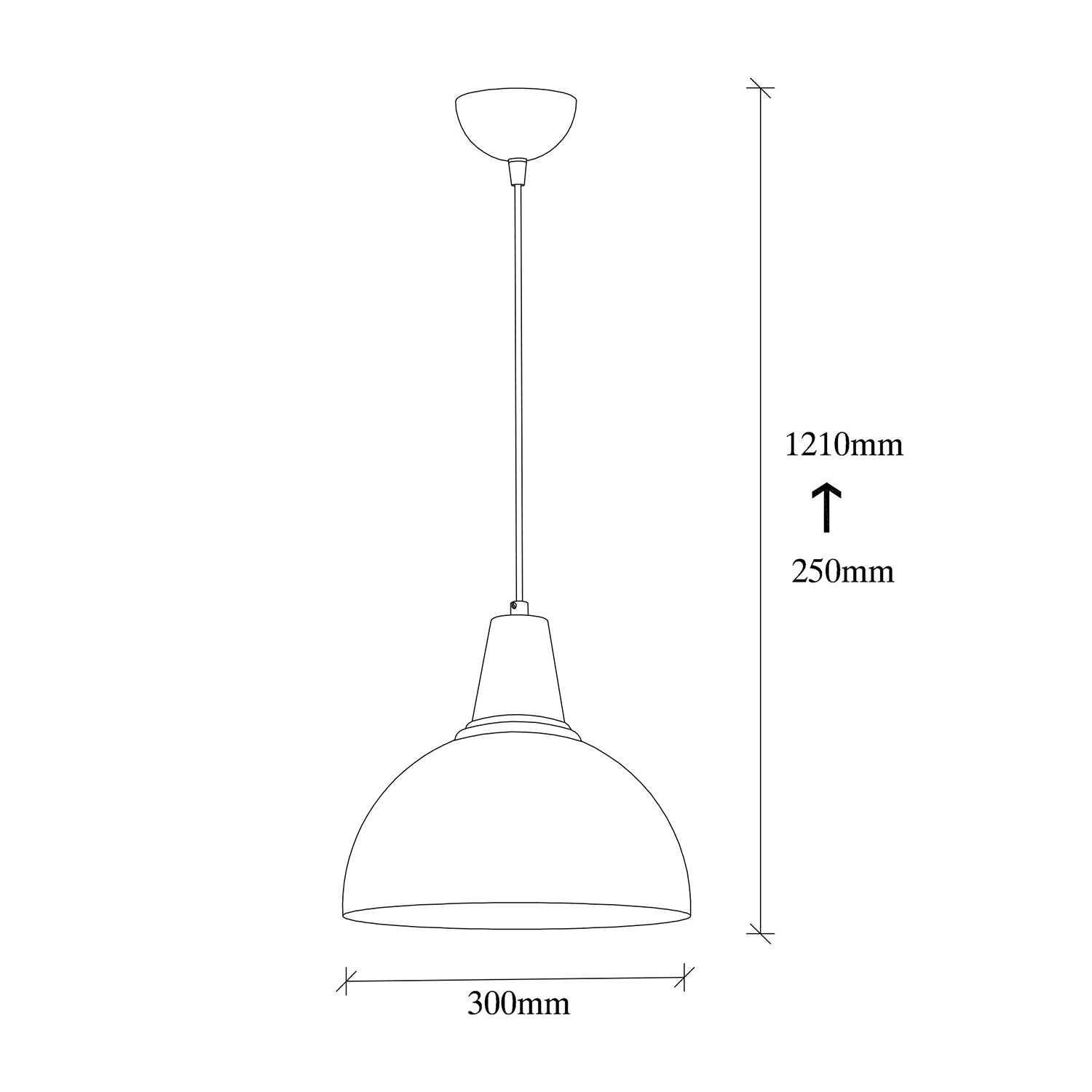 Pendul DODO 2451, Alb/Auriu, E27/60W - Prestigehome.ro - Lustre - Prestige