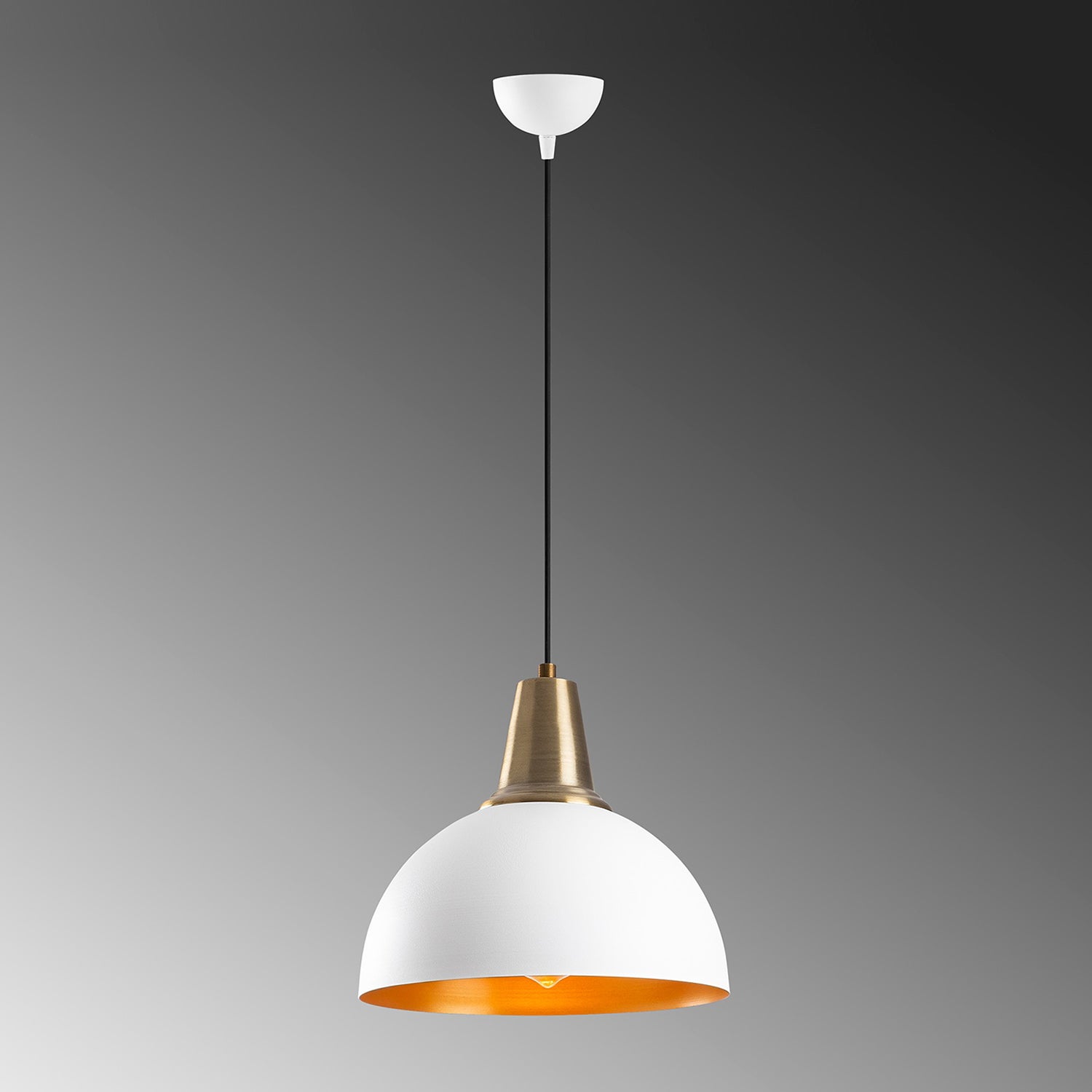 Pendul DODO 2451, Alb/Auriu, E27/60W - Prestigehome.ro - Lustre - Prestige