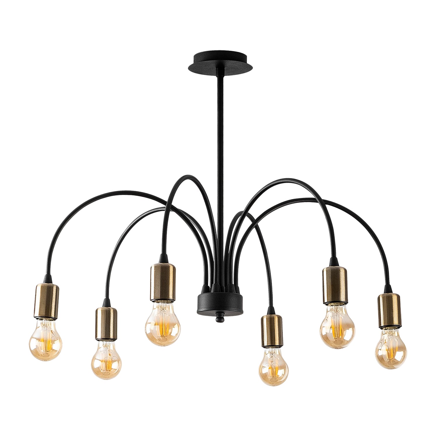 Lustra SOREK 1291, Negru, 6xE27/60W - Prestigehome.ro - Lustre - Prestige