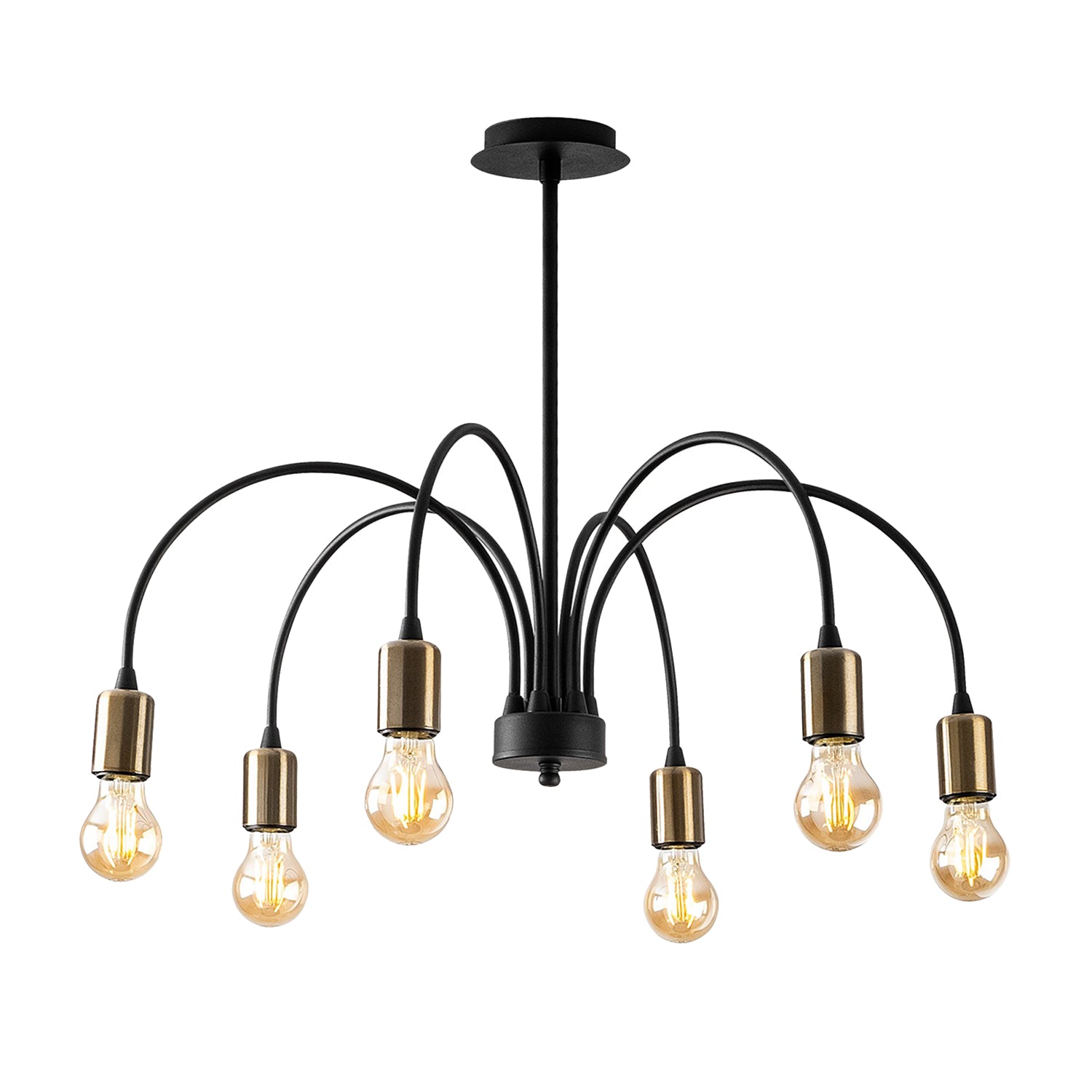 Lustra SOREK 1291, Negru, 6xE27/60W - Prestigehome.ro - Lustre - Prestige