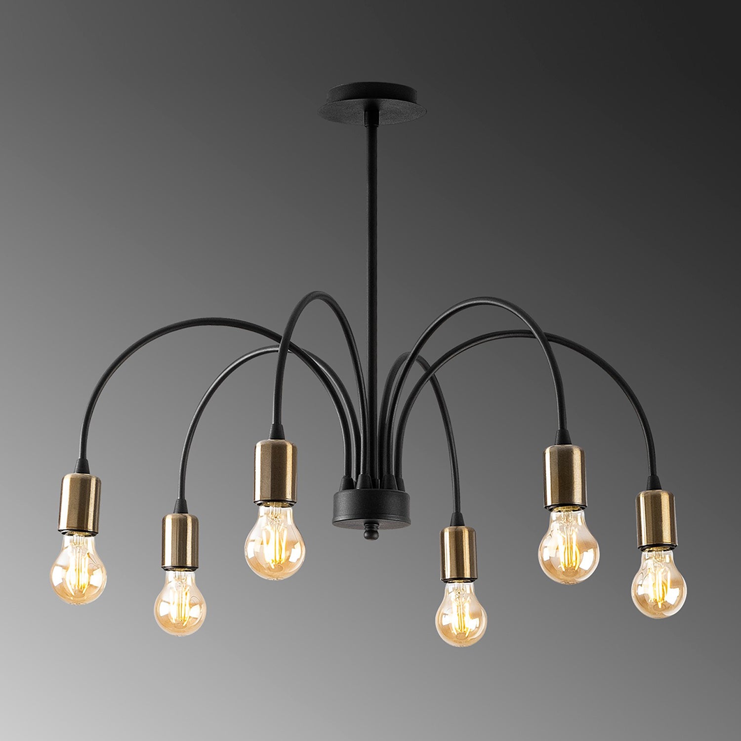 Lustra SOREK 1291, Negru, 6xE27/60W - Prestigehome.ro - Lustre - Prestige