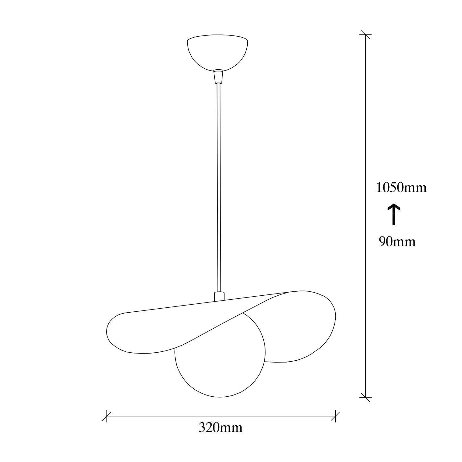 Lustra tip pendul VATOZ 2866, Negru, E27/60W - Prestigehome.ro - Lustre - Prestige